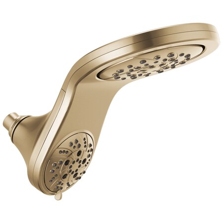 Delta HydrorainH20kinetic 5-Setting Two-In-One Shower Head 58581-CZ25-PK
